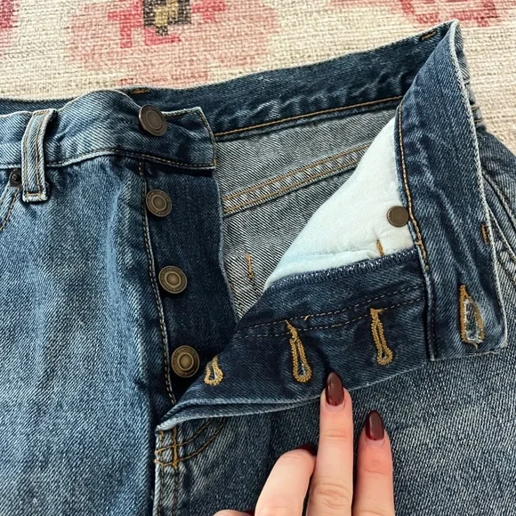 Saint Laurent Paris Jean Shorts
